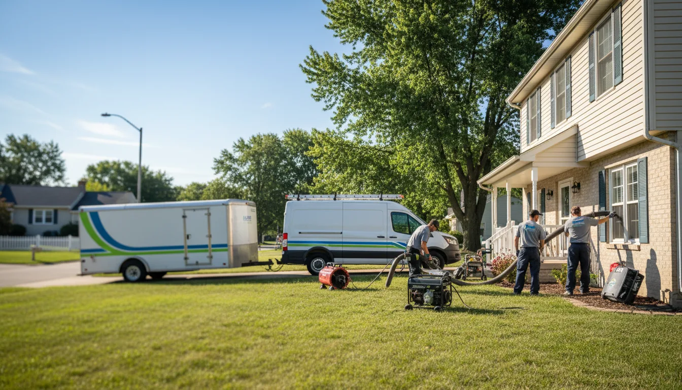 Flooded Basement Restoration And Cleanup With Repair in Kansasville, WI near me